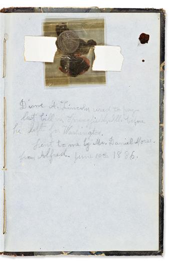 (ABRAHAM LINCOLN.) Ann Walker Curtis. Diary recording stories about the Boston Tea Party, Lincoln, the Battle of Lexington and more.